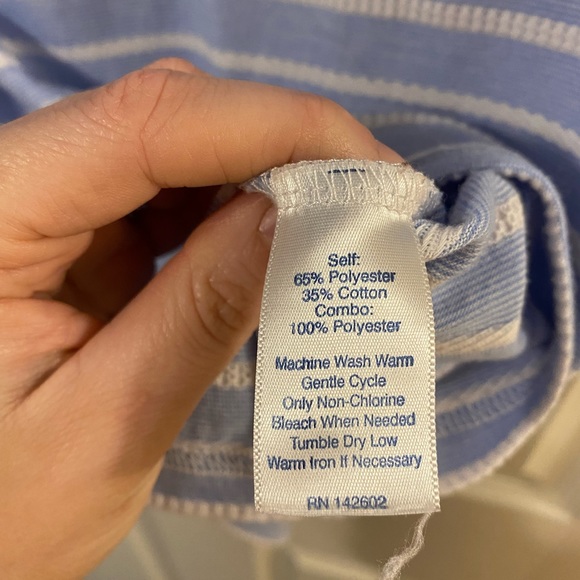 Sail to Sable stripe shift dress Sz M💙 - Picture 4 of 4